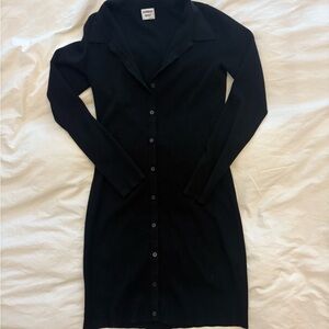 Sunday Best Black Long Sleeve Dress